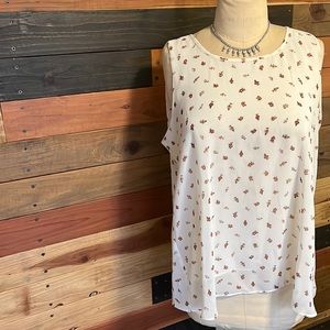 Forever 21 // Sleeveless Top // Flowy & Floral